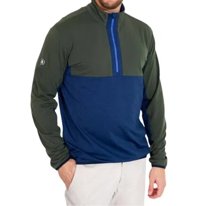 Abacus Sportswear Us Erne Midlayer Top In Forest In Green