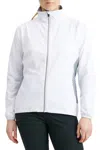 Abacus Sportswear Us Hills Stretch Wind Jacket In White In White