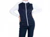 Abacus Sportswear Us Kingsbarn Windproof Hybrid Jacket In Navy In Blue
