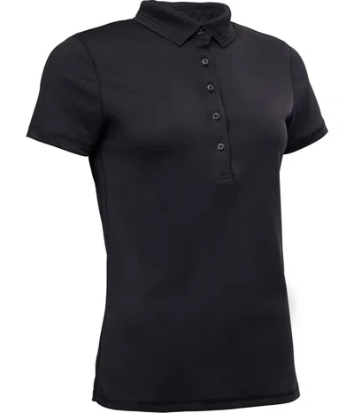 Abacus Sportswear Us Ladies Clark Short Sleeve Polo Shirt In Black