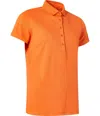 Abacus Sportswear Us Ladies Clark Short Sleeve Polo Shirt In Mandarine In Multi
