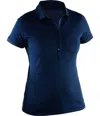 Abacus Sportswear Us Ladies Clark Short Sleeve Polo Shirt In Navy In Blue