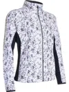 Abacus Sportswear Us Ladies Formby Golf Wind Jacket In Mixed Navy In Multi