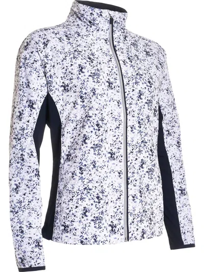 Abacus Sportswear Us Ladies Formby Golf Wind Jacket In Mixed Navy In Multi