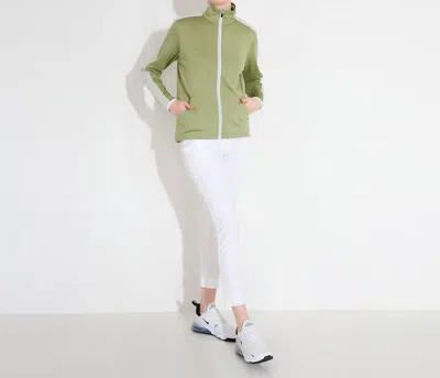 Abacus Sportswear Us Lds Bovey Midlayer Jacket In Linden In Green