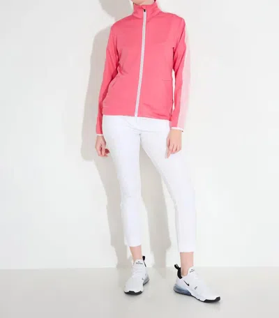 Abacus Sportswear Us Lds Bovey Midlayer Jacket In Lipstick In Pink