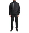 Abacus Sportswear Us Links Stretch Rain Jacket In Black In Black