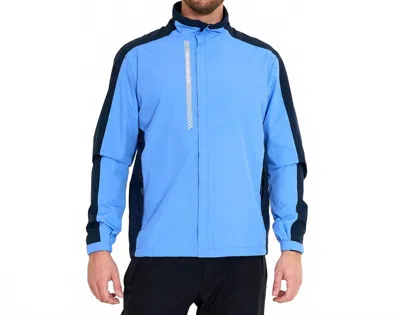 Abacus Sportswear Us Links Stretch Rain Jacket In Heaven In Multi