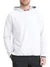 Abacus Sportswear Us Loop Long Sleeve Fleece Hoodie In White In Red