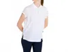 Abacus Sportswear Us Manga Cupsleeve Polo In White In White