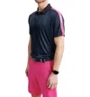 Abacus Sportswear Us Men's Bandon Drycool Polo In Navy Ibiscus In Multi