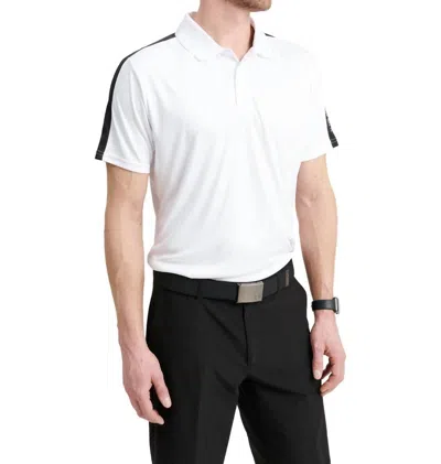 Abacus Sportswear Us Men's Bandon Drycool Polo In White Black