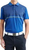 Abacus Sportswear Us Men's Burnham Polo In Atlantic Blue In Multi