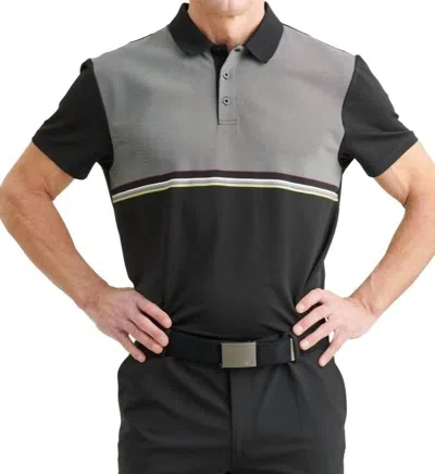 Abacus Sportswear Us Men's Burnham Polo In Black