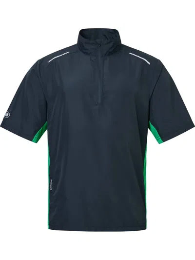Abacus Sportswear Us Men's Ganton Stretch Wind Shirt In Navy Fairway In Multi