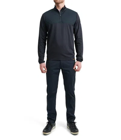 Abacus Sportswear Us Men's Gleneagles Thermo Midlayer Jacket In Navy Harvest In Multi