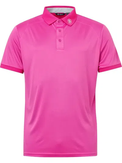Abacus Sportswear Us Men's Hammel Drycool Polo In Ibiscus In Multi