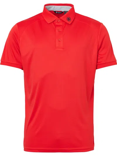 Abacus Sportswear Us Men's Hammel Drycool Polo In Sunset In Pink