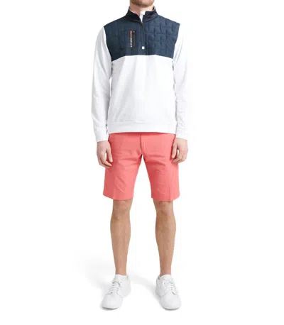 Abacus Sportswear Us Men Hoylake Thermo Midlayer Jacket In White Navy