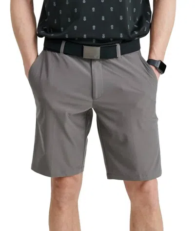 Abacus Sportswear Us Men Mellion 4 Ways Stretch Shorts In Dark Grey