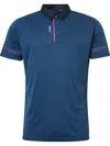 Abacus Sportswear Us Men's Monterey Drycool Polo In Navy Ibiscus In Multi