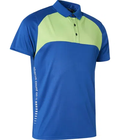 Abacus Sportswear Us Men's Pennard Polo In Atlantic Blue In Multi