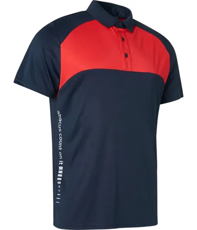 Abacus Sportswear Us Men's Pennard Polo In Navy In Blue