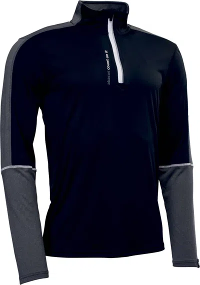 Abacus Sportswear Us Men's Sunburry Long Sleeve Uv Cut Jacket In Black