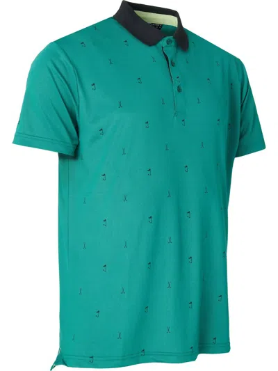 Abacus Sportswear Us Men's Taunton Polo In Forest In Green