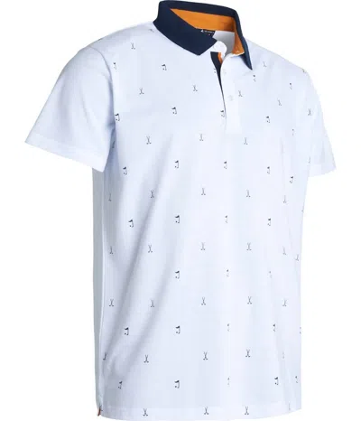 Abacus Sportswear Us Men's Taunton Polo In White