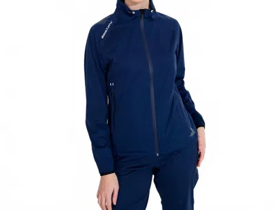 Abacus Sportswear Us Pitch 37.5 Golf Rain Jacket In Midnight Navy In Blue