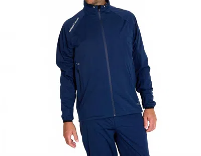 Abacus Sportswear Us Pitch 37.5 Waterproof Golf Jacket In Dark Blue