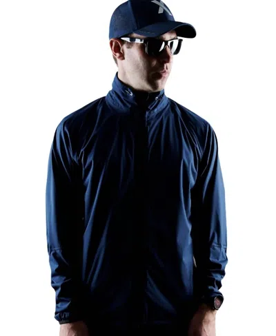 Abacus Sportswear Us Pitch 37.5 Waterproof Golf Jacket In Midnight Navy In Blue