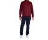 Abacus Sportswear Us Portrush Hybrid Jacket In Cranberry In Burgundy