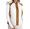 Abacus Sportswear Us Portrush Hybrid Vest In Cognac In Brown