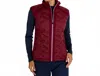 Abacus Sportswear Us Portrush Hybrid Vest In Cranberry In Pink