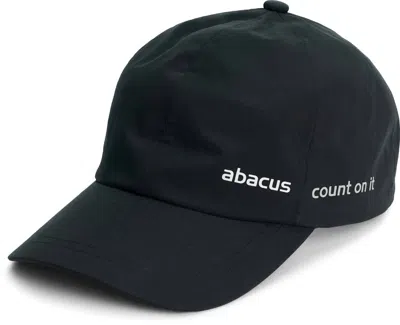 Abacus Sportswear Us Unisex Links 2-way Stretch Waterproof Cap In Black