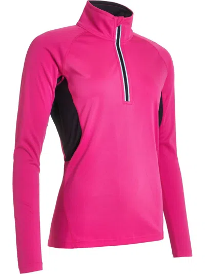 Abacus Sportswear Us Women's Ale Long Sleeve Uv Cut In Powerpink In Multi