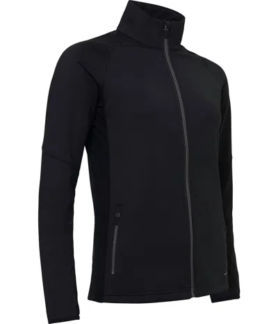 Abacus Sportswear Us Women's Ashby Full-zip Jacket With Pockets In Black