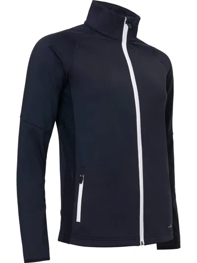 Abacus Sportswear Us Women's Ashby Full-zip Jacket With Pockets In Navy In Blue