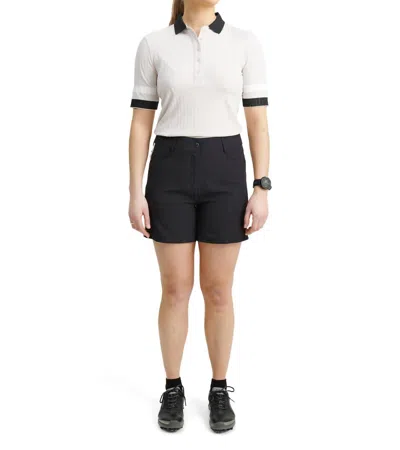 Abacus Sportswear Us Women Brook Stripe Short In Black