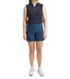 Abacus Sportswear Us Women Brook Stripe Short In Peacock Blue In Multi