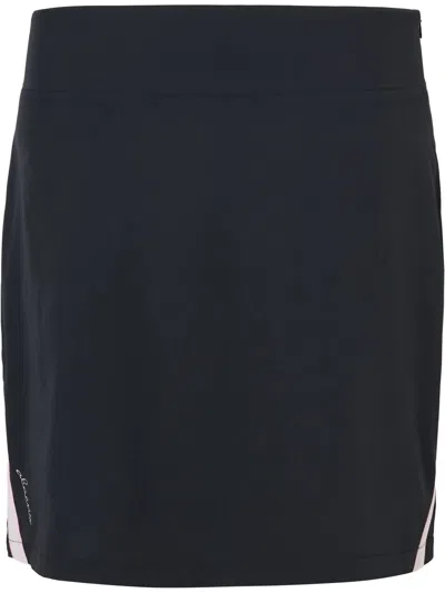 Abacus Sportswear Us Women Brook Stripe Skort In Black Begonia In Multi