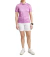 Abacus Sportswear Us Women Cherry Polo In Iris Flower In Multi