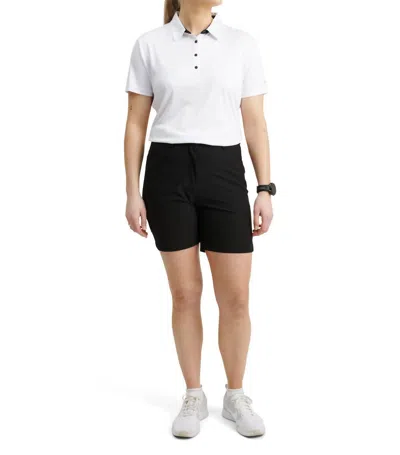 Abacus Sportswear Us Women Cherry Stripe Polo In White