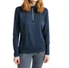 Abacus Sportswear Us Women Colinas Long Sleeve Shirt In Navy In Blue
