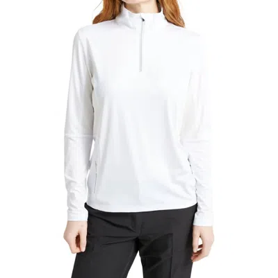 Abacus Sportswear Us Women Colinas Long Sleeve Shirt In White