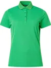 Abacus Sportswear Us Women Cray Short Sleeve Polo In Fairway In Multi
