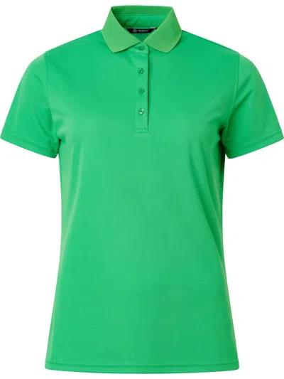 Abacus Sportswear Us Women Cray Short Sleeve Polo In Fairway In Multi