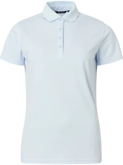 Abacus Sportswear Us Women Cray Short Sleeve Polo In Light Blue